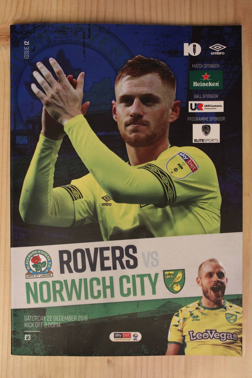 Blackburn Rovers FC v Norwich City FC